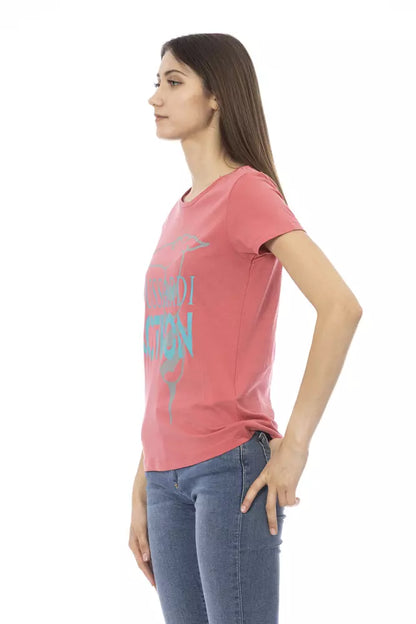 Trussardi Action Multicolor Cotton Women T-Shirt