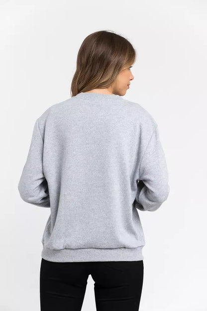 Trussardi Gray Cotton Women Sweater