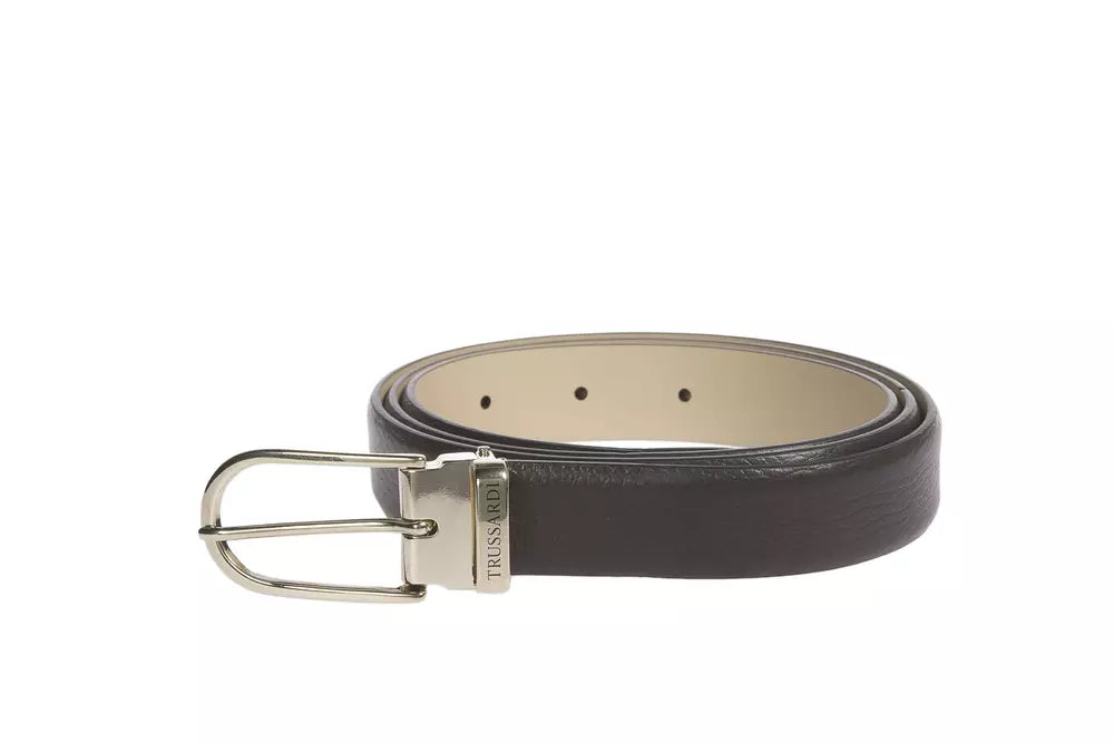 Trussardi Brown Leather Women Belt