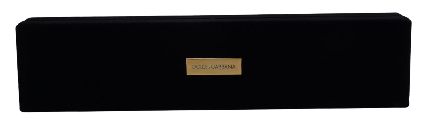 Dolce &amp; Gabbana Elegant Velvet Jewelry Storage Box