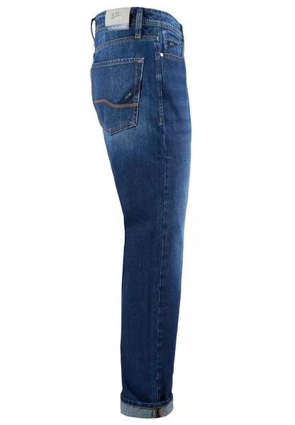 Yes Zee Blue Cotton Men Jeans