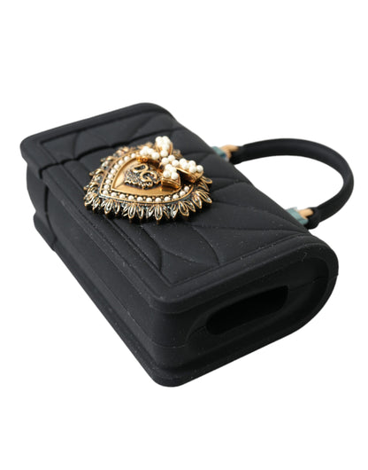 Dolce &amp; Gabbana Exquisite Quilted AirPods Case with Chain Strap