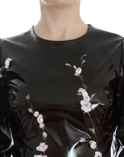 Dolce &amp; Gabbana Elegant Floral Sheath Cocktail Dress