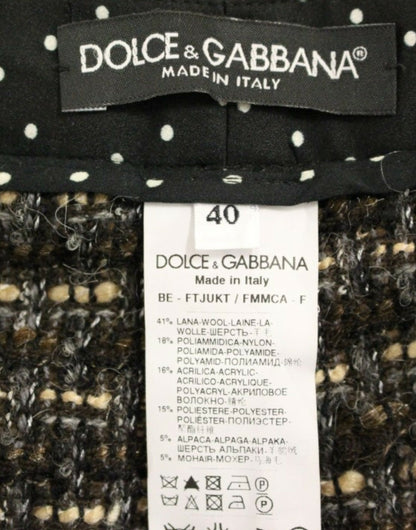 Dolce &amp; Gabbana Elegant Multicolor Wool Blend Shorts