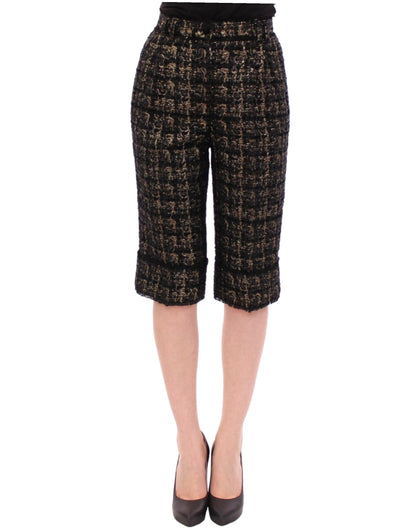 Dolce &amp; Gabbana Elegant Designer Woven Shorts