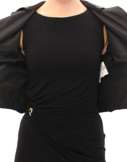 Dolce &amp; Gabbana Elegant Black Bolero Shrug Jacket