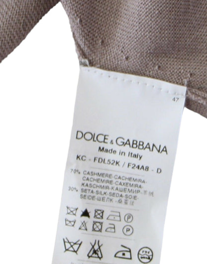 Dolce &amp; Gabbana Elegant Cashmere-Silk Blend Light Knit Shrug