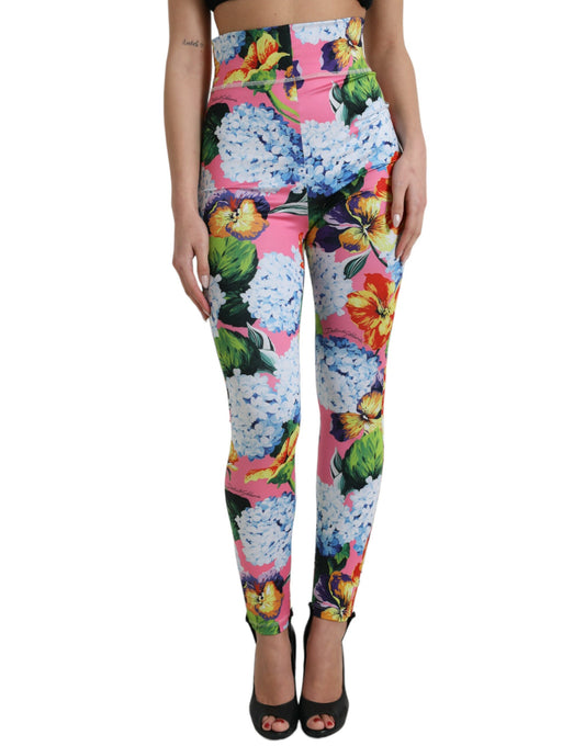 Dolce &amp; Gabbana Exquisite Floral High Waist Leggings