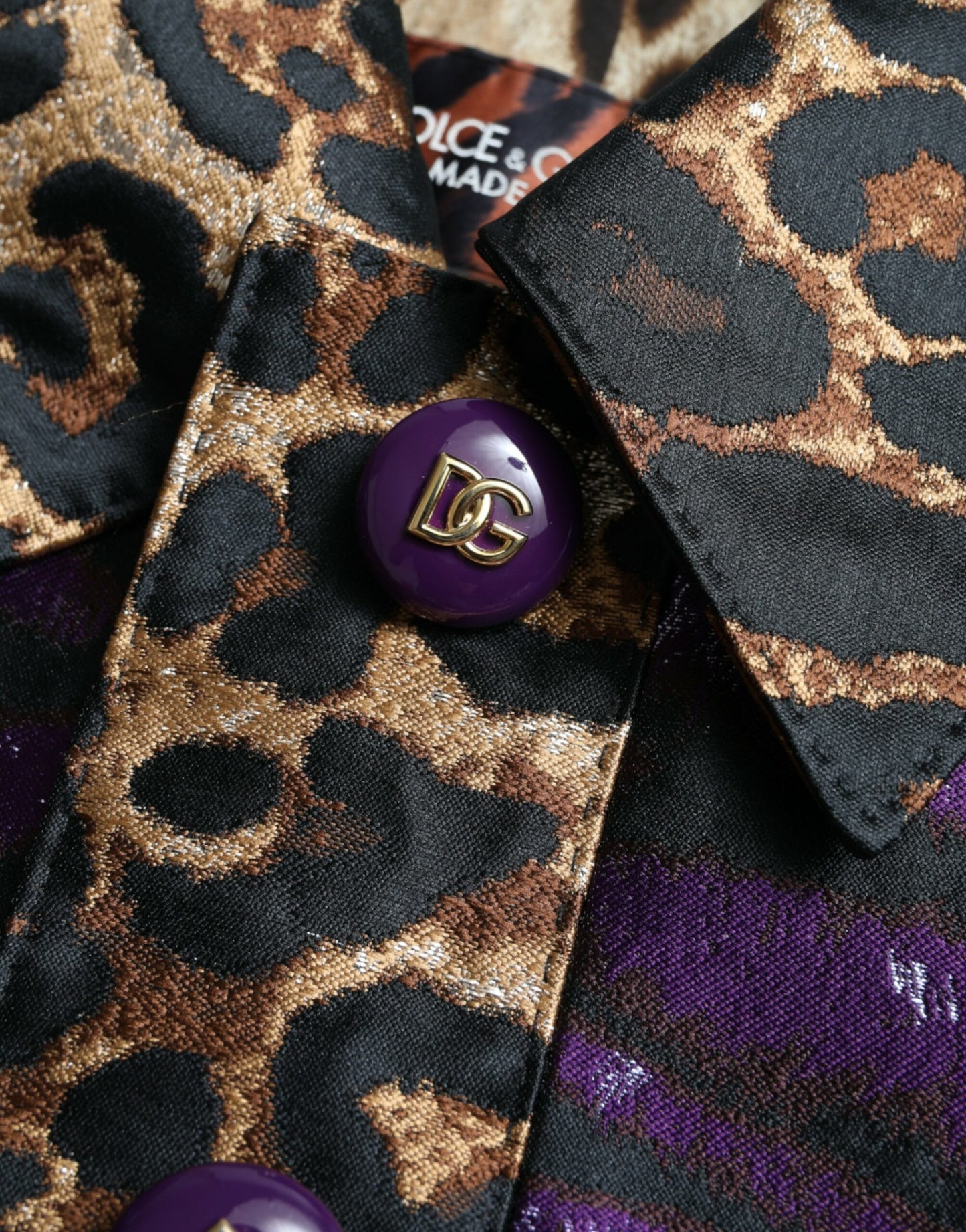 Dolce &amp; Gabbana Exquisite Jacquard Trench With Tiger Motif