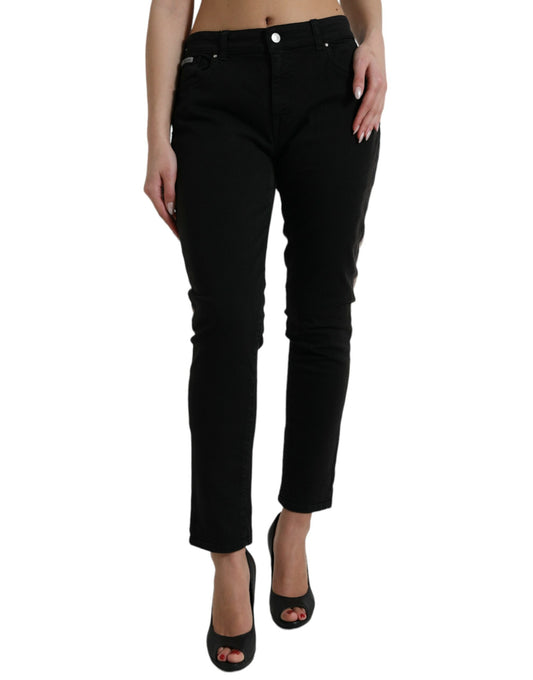 Dolce &amp; Gabbana Elegant Mid-Waist Stretch Jeans