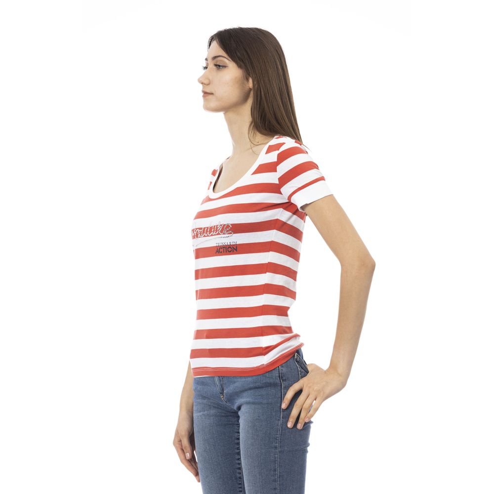 Trussardi Action Multicolor Cotton Women T-Shirt