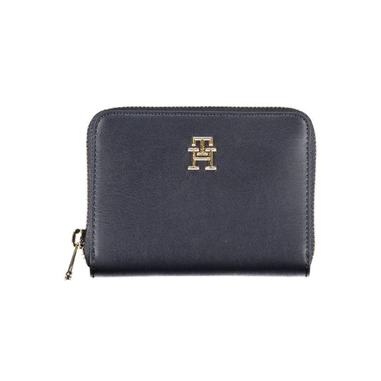 Tommy Hilfiger Blue Polyethylene Women Wallet