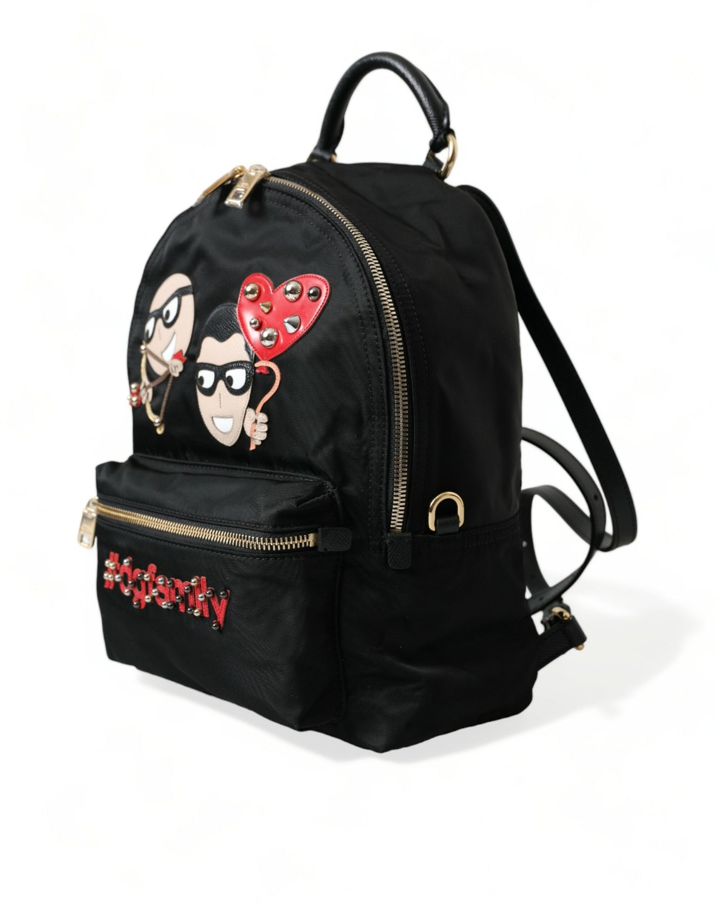 Dolce &amp; Gabbana Elegant Embellished Black Backpack