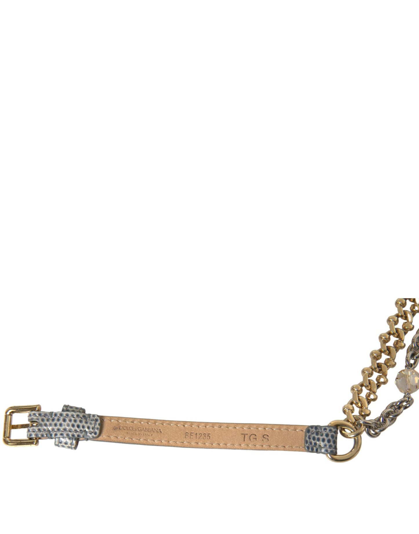 Dolce &amp; Gabbana Elegant Crystal Bounce Waist Belt