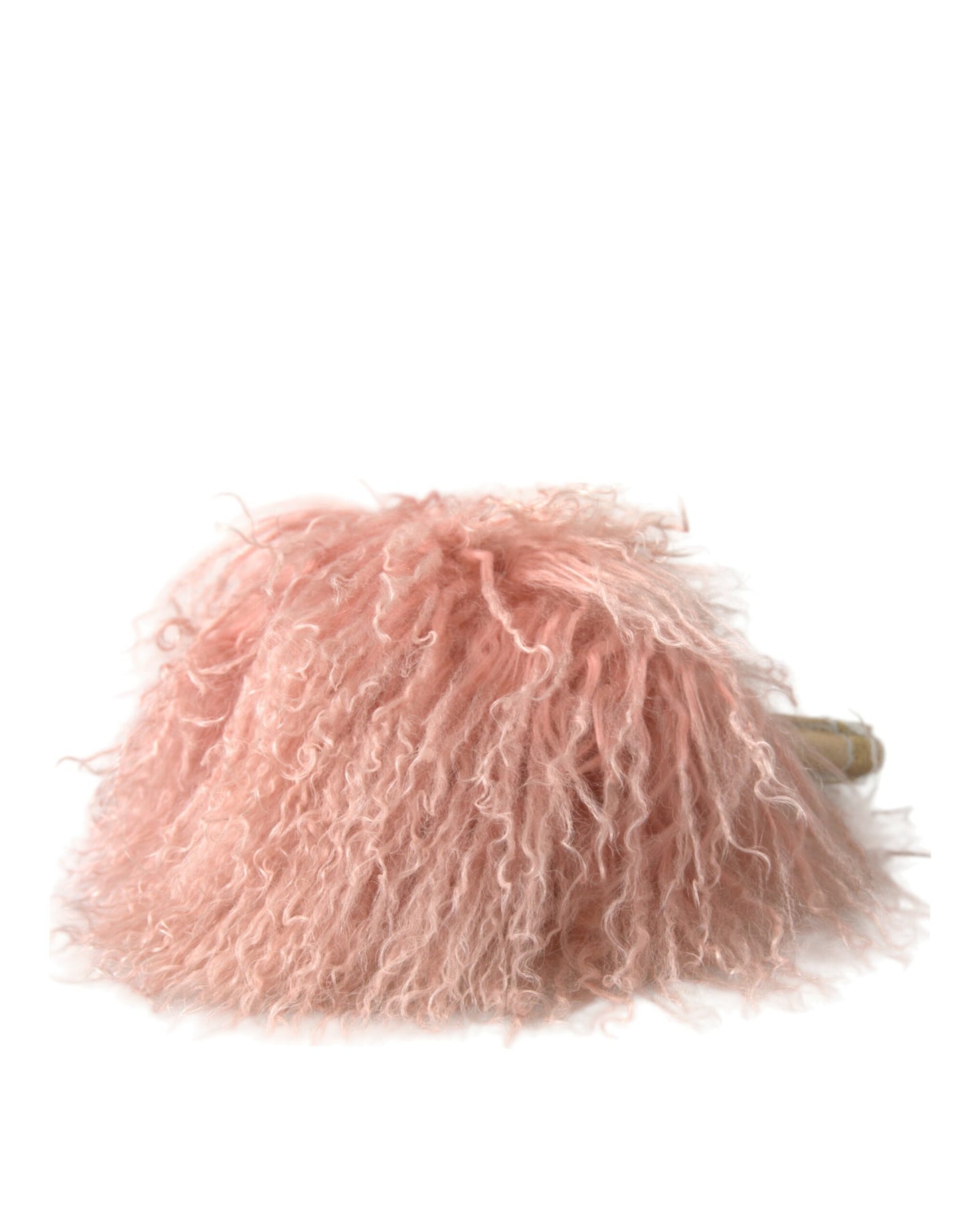 Dolce &amp; Gabbana Elegant Pink Fur Earmuffs - Winter Chic Accessory