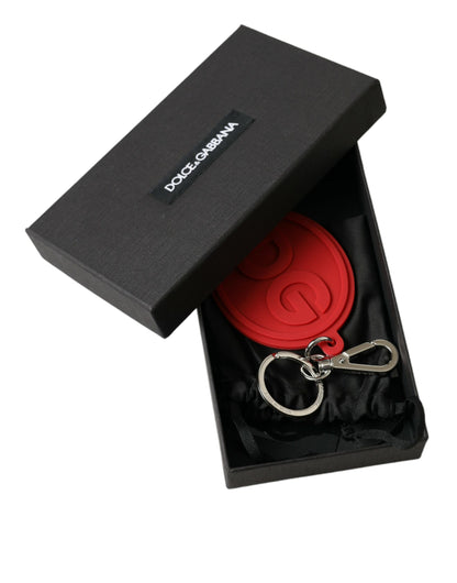 Dolce &amp; Gabbana Elegant Red Trifold Key Holder Case