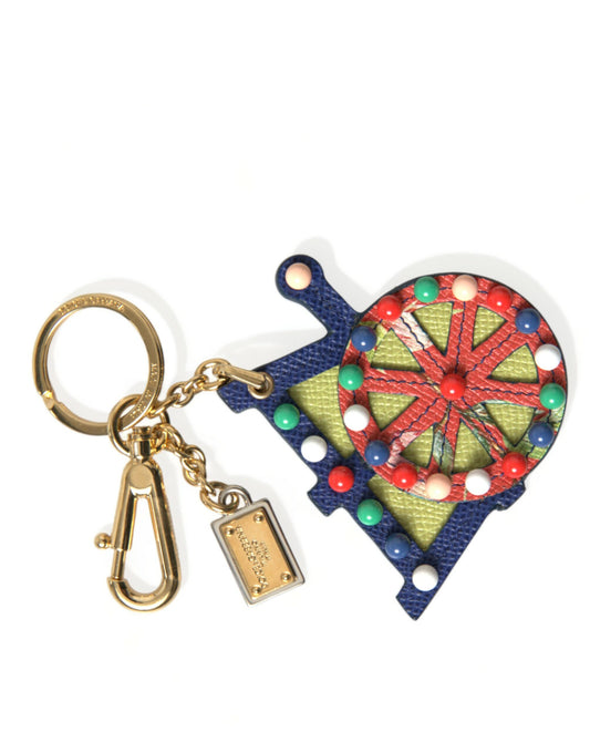 Dolce &amp; Gabbana Multicolor Cellulose Designer Keychain