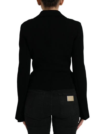 Dolce &amp; Gabbana Elegant Black Designer Blazer for Women