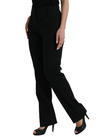 Dolce &amp; Gabbana Elegant Tapered Wool Trousers