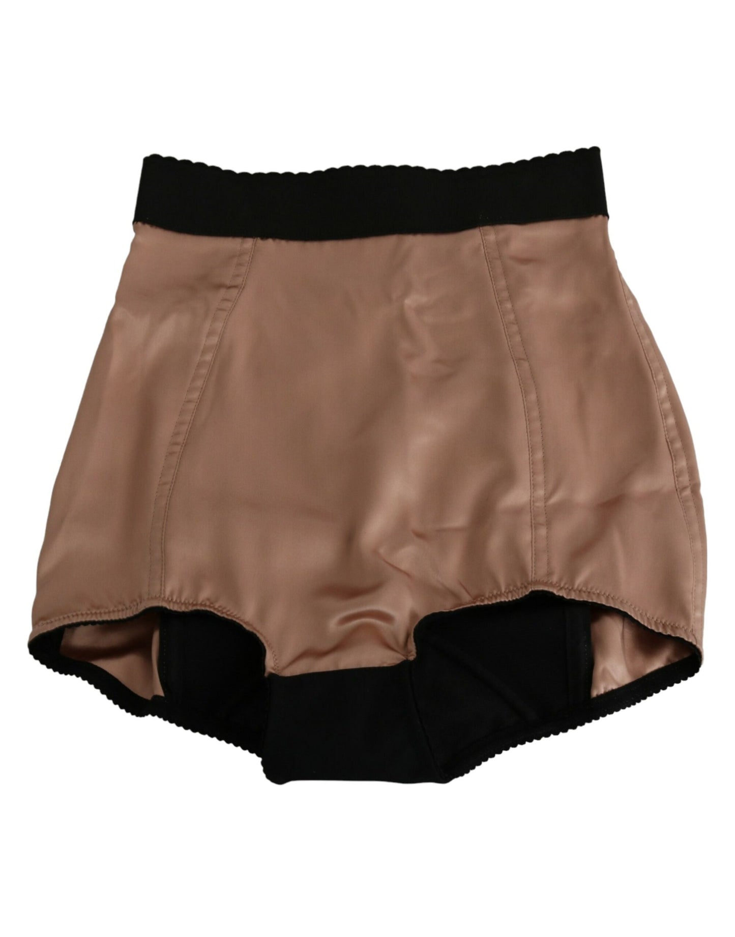 Dolce &amp; Gabbana Silk High Waist Mini Hot Pants