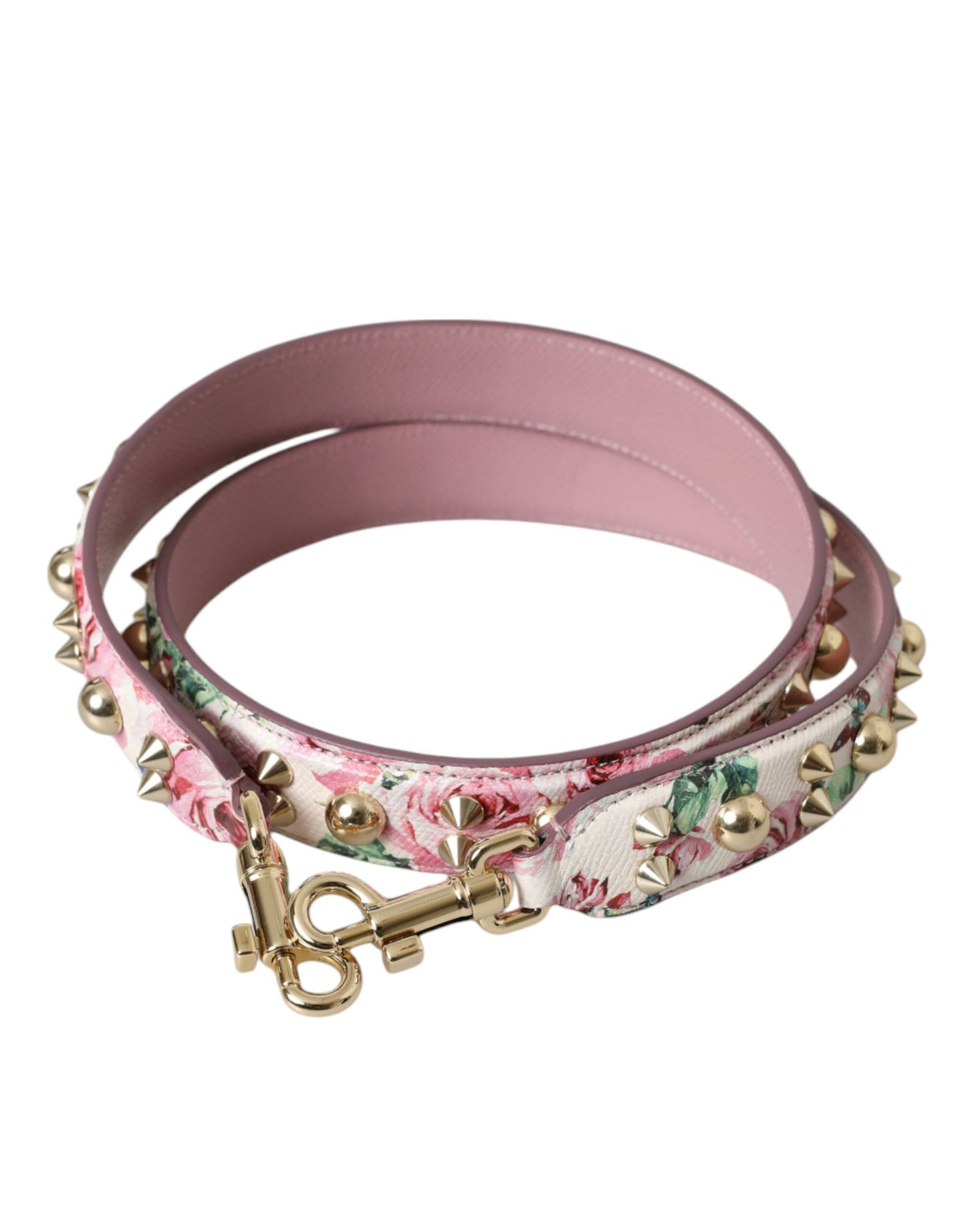 Dolce &amp; Gabbana Pink Floral Handbag Accessory Shoulder Strap