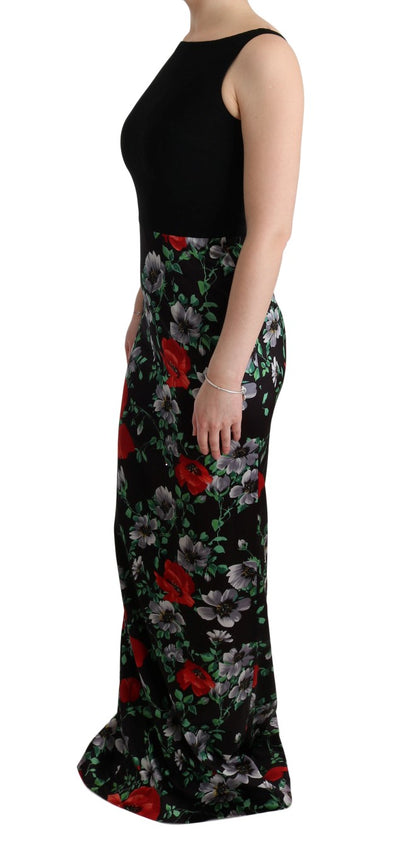 Dolce &amp; Gabbana Elegant Floral Sheath Gown