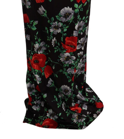 Dolce &amp; Gabbana Elegant Floral Sheath Gown