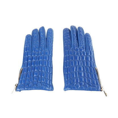 Cavalli Class Blue Lambskin Women's Glove