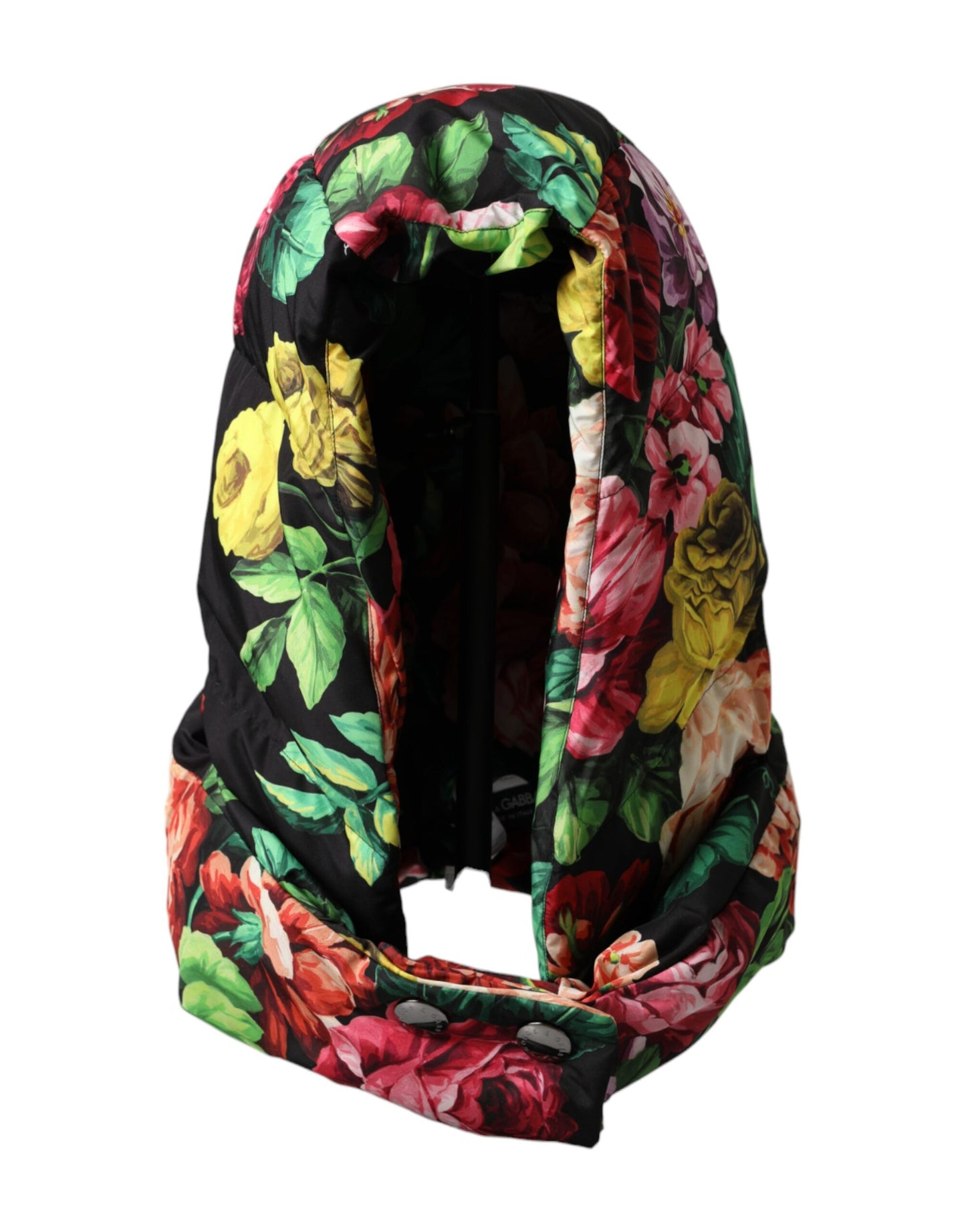 Dolce &amp; Gabbana Hat Multicolor Floral Whole Head Wrap Hat