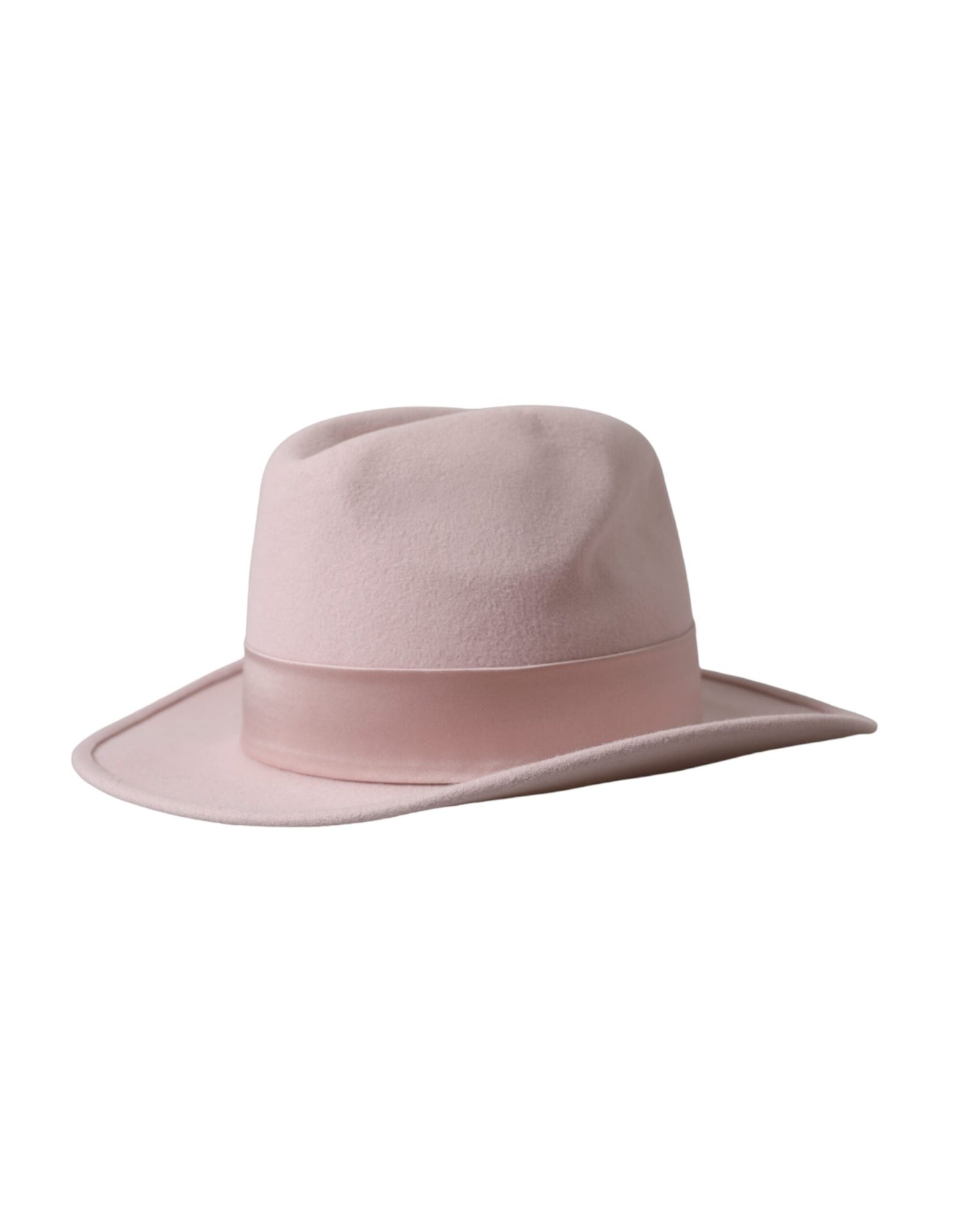 Dolce &amp; Gabbana Pink Rabbit Fedora Trilby Women Hat