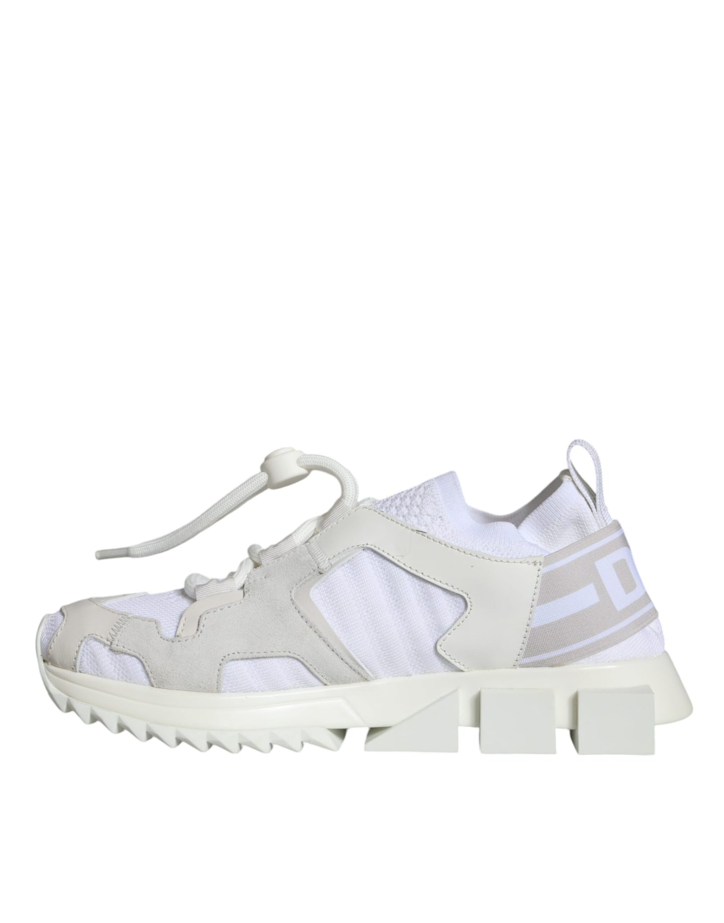 Dolce &amp; Gabbana White Mesh Sorrento Trekking Sneakers Shoes