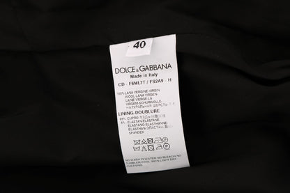 Dolce &amp; Gabbana Chic Polka Dotted Wool Dress