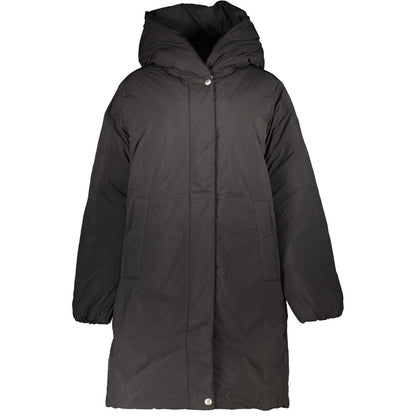 Tommy Hilfiger Black Polyester Jackets &amp; Coat