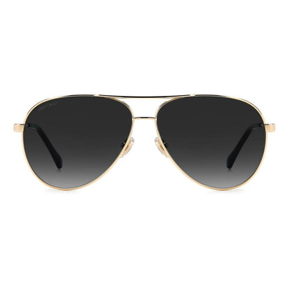 Jimmy Choo Gold Metal Sunglasses