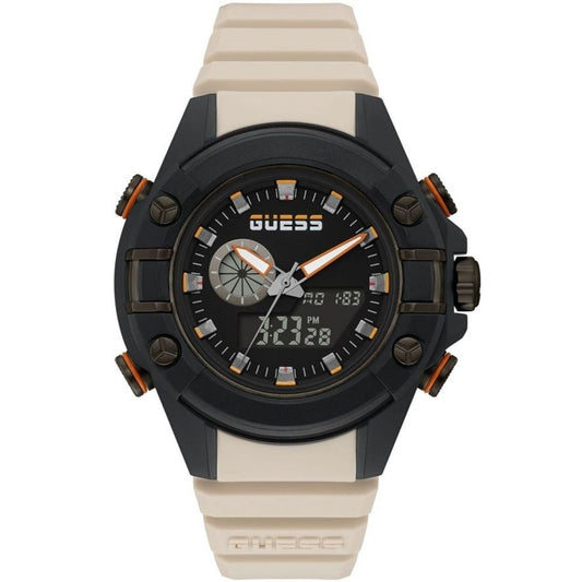 Guess Beige Resin Watch