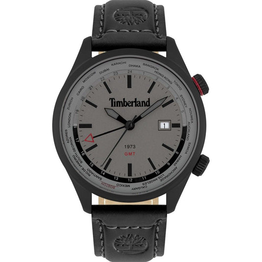 Timberland Black Leather Watch