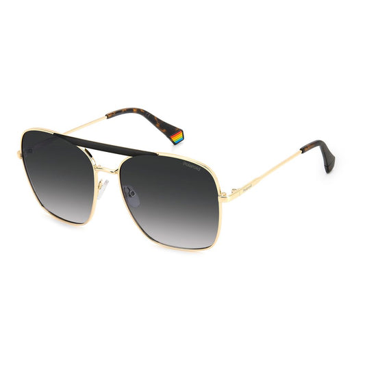 Polaroid Black Metal Sunglasses