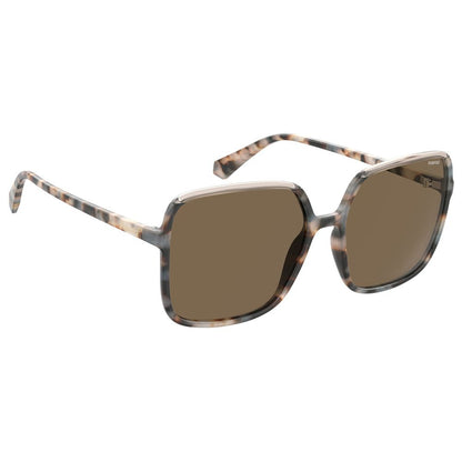 Polaroid Beige Plastic Sunglasses