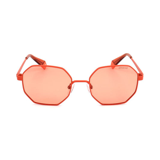 Polaroid Orange Metal Sunglasses