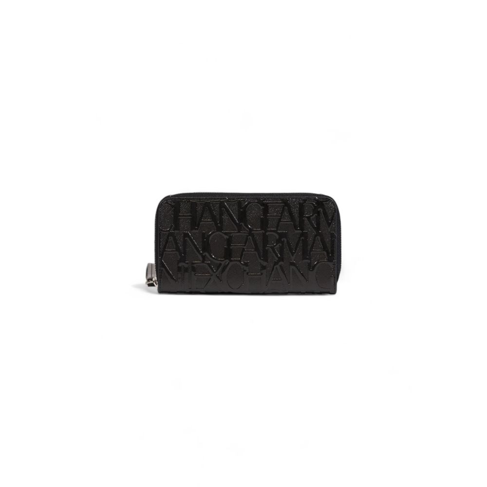 Armani Exchange Black Polyester Wallet