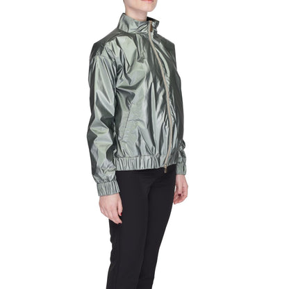 Suns Green Polyester Jackets &amp; Coat