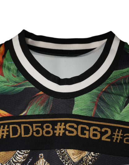 Dolce &amp; Gabbana Multicolor Tropical Sleeveless Tank T-shirt