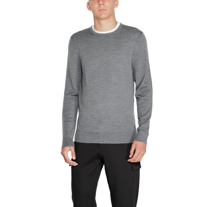 Calvin Klein Gray Recycled Wool T-Shirt