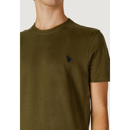 US POLO ASSN. Green Cotton T-Shirt