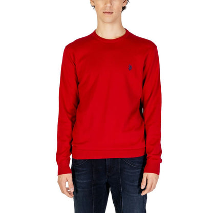 US POLO ASSN. Red Cotton Sweater