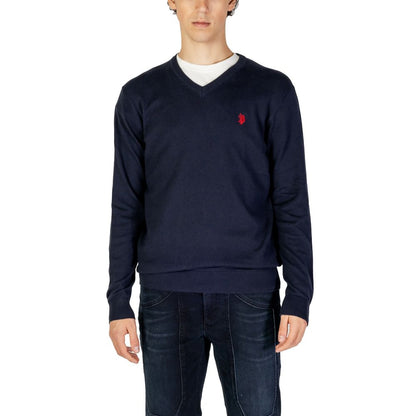 US POLO ASSN. Blue Cotton Sweater