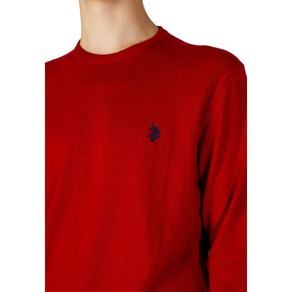 US POLO ASSN. Red Cotton Sweater