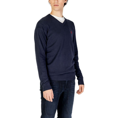 US POLO ASSN. Blue Cotton Sweater