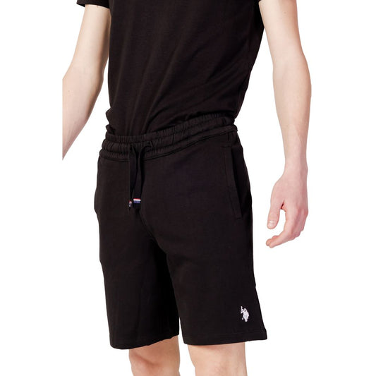 US POLO ASSN. Black Cotton Shorts