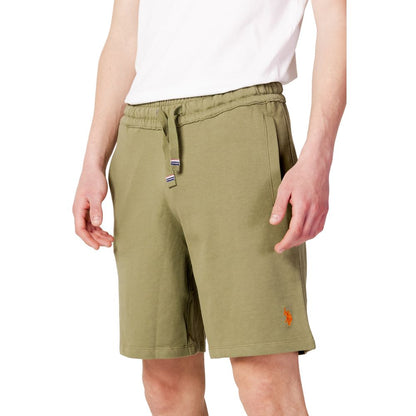 US POLO ASSN. Green Cotton Shorts